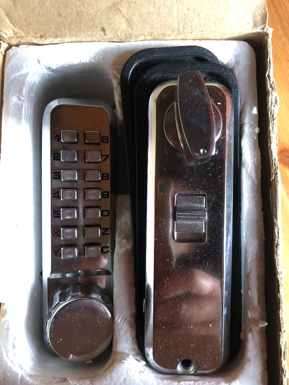 Cijferslot - Pushbutton Lock codeslot, Ophalen of Verzenden, Nieuw, Rvs, Slot