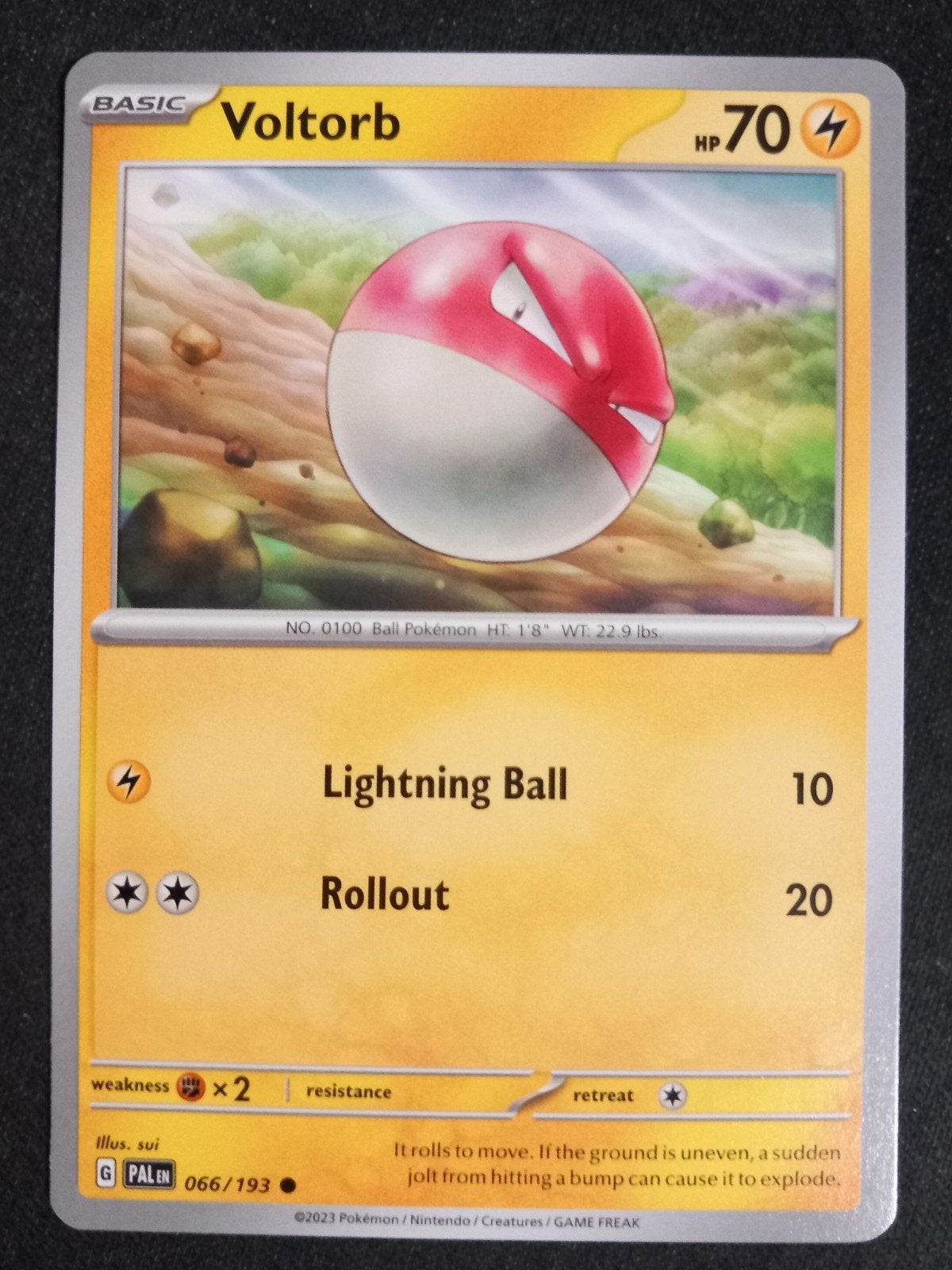 Voltorb 066/193 Paldea Evolved Excellent, Verzenden, Zo goed als nieuw, Losse kaart