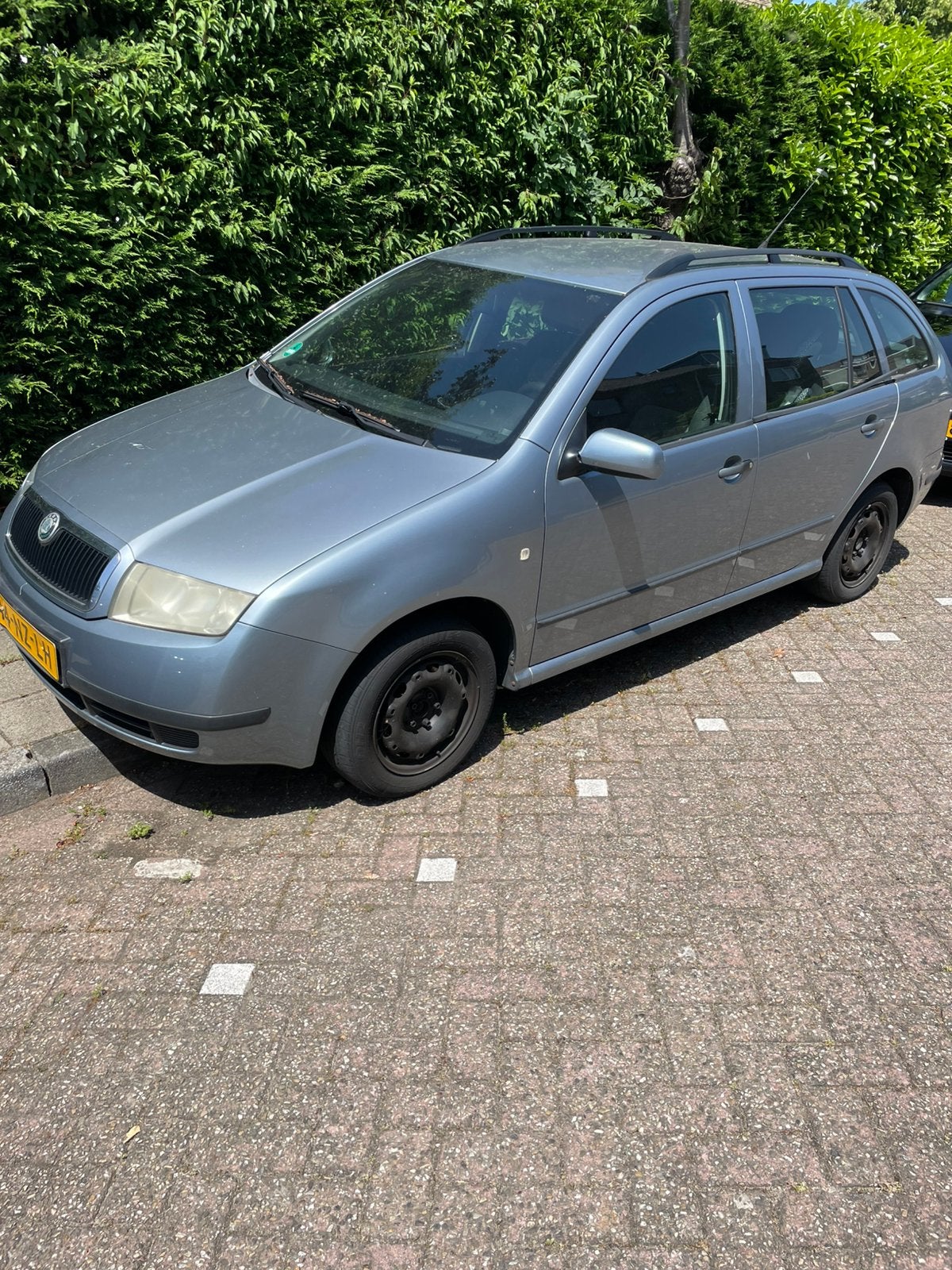 Skoda Fabia 1.4 Combi 55KW 2004 Grijs, Auto's, Skoda, Voorwielaandrijving, 74 pk, 4 cilinders, 1070 kg