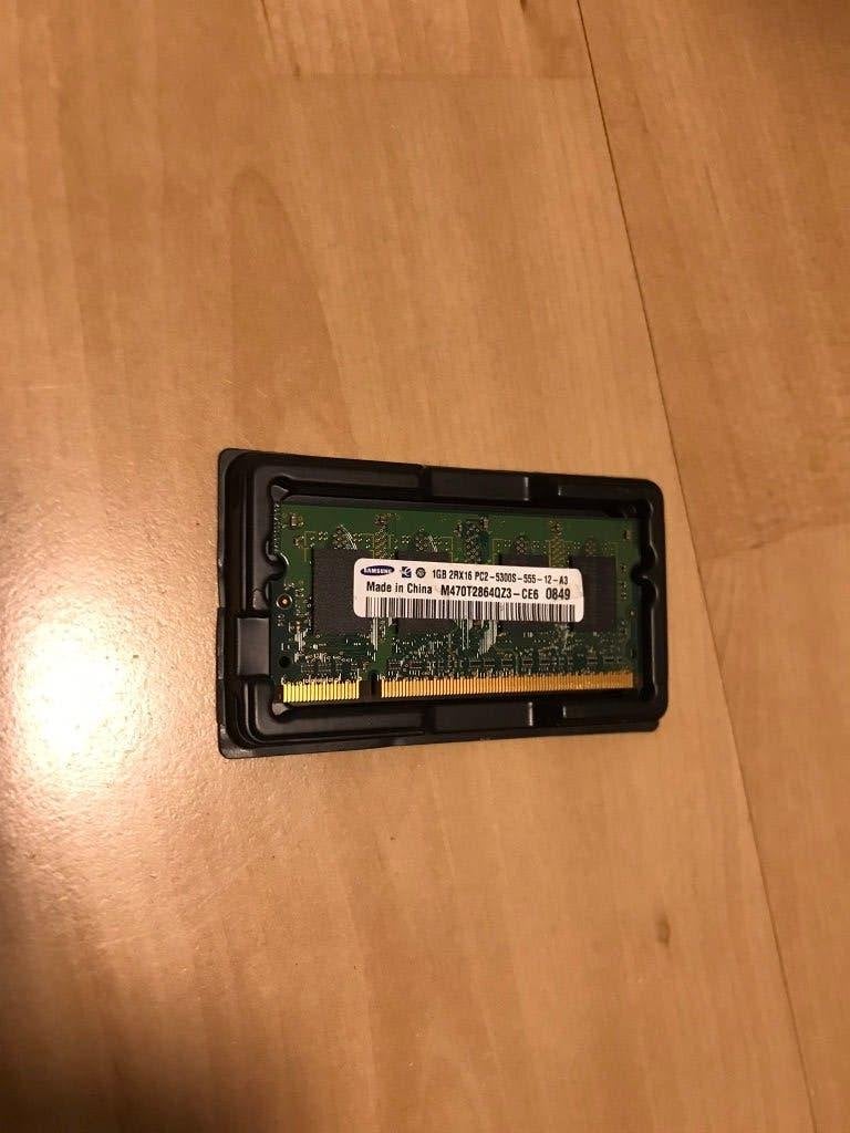 Samsung 1GB PC2 geheugen laptop, Ophalen of Verzenden, DDR2, Laptop, Gebruikt
