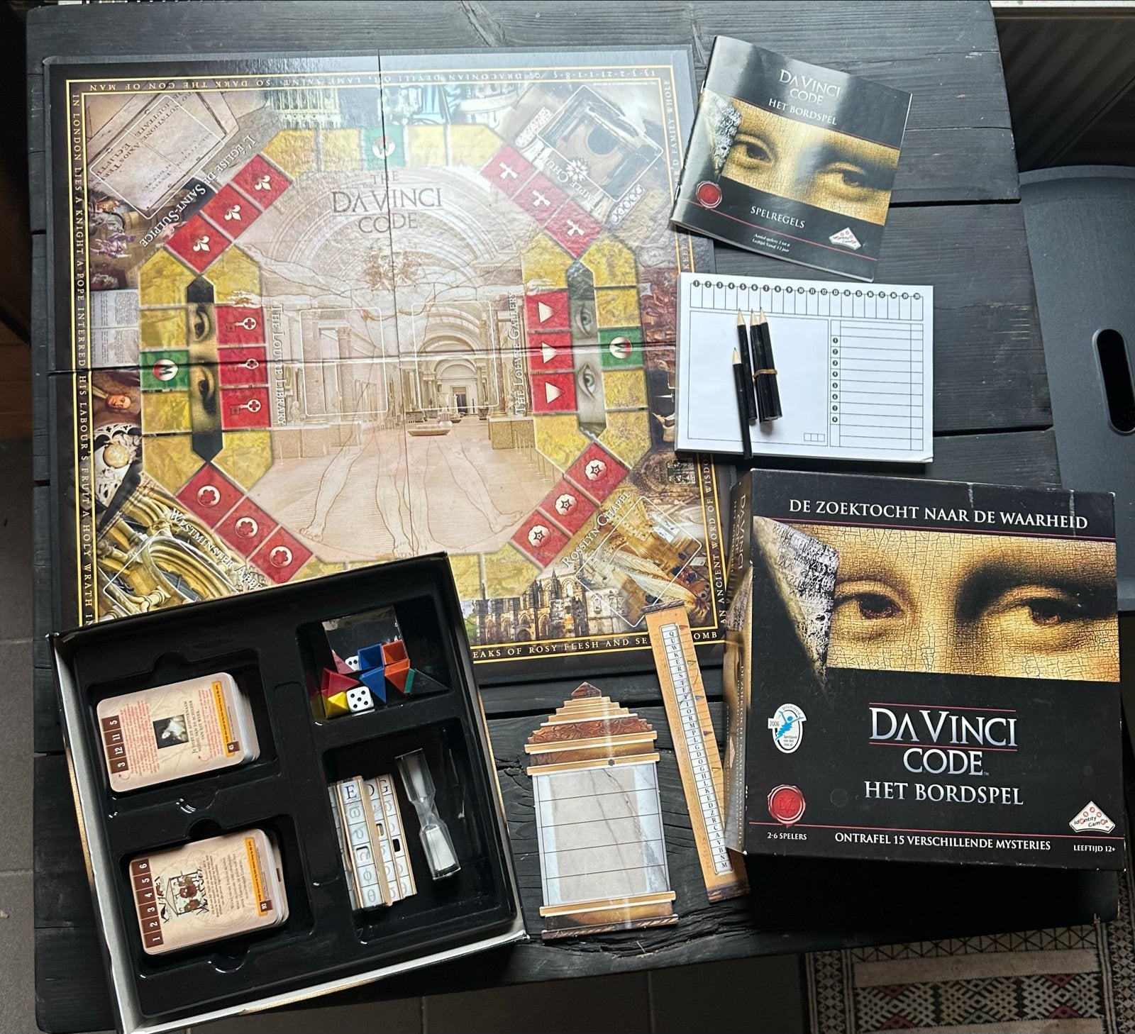 Da Vinci Code Het Bordspel - zo goed als nieuw, Ophalen of Verzenden, Zo goed als nieuw