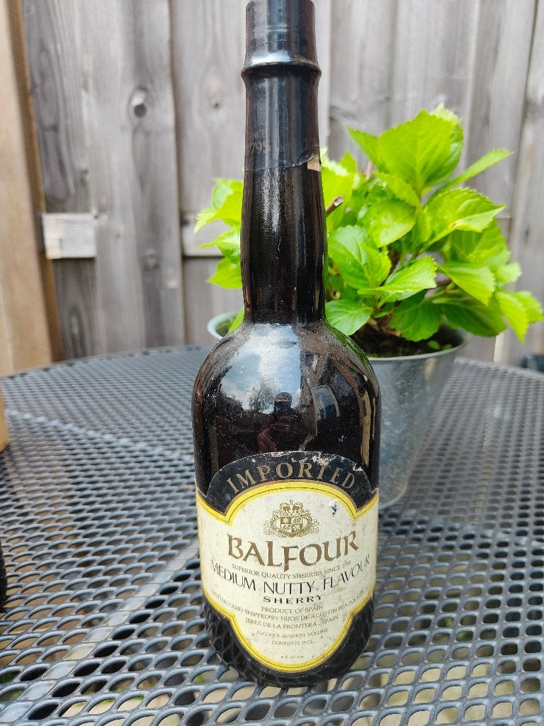 Balfour Medium Nutty Flavour Sherry, Verzamelen, Wijnen, Nieuw, Overige typen, Frankrijk, Vol, Ophalen of Verzenden