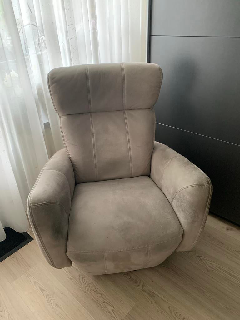 TEAB Elektrische Relaxstoel - Zo goed als nieuw, Huis en Inrichting, Fauteuils, Ophalen, Gebruikt, Stof, 50 tot 75 cm