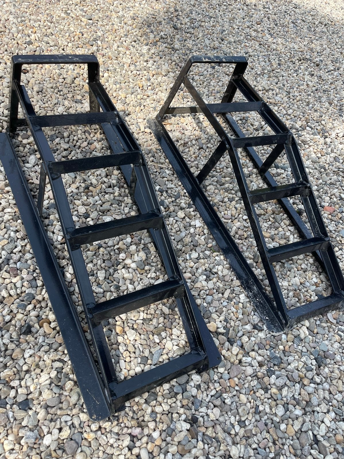 Set van 2 stevige oprijplaten voor auto of motor, Auto diversen, Autogereedschap, Ophalen, Gebruikt