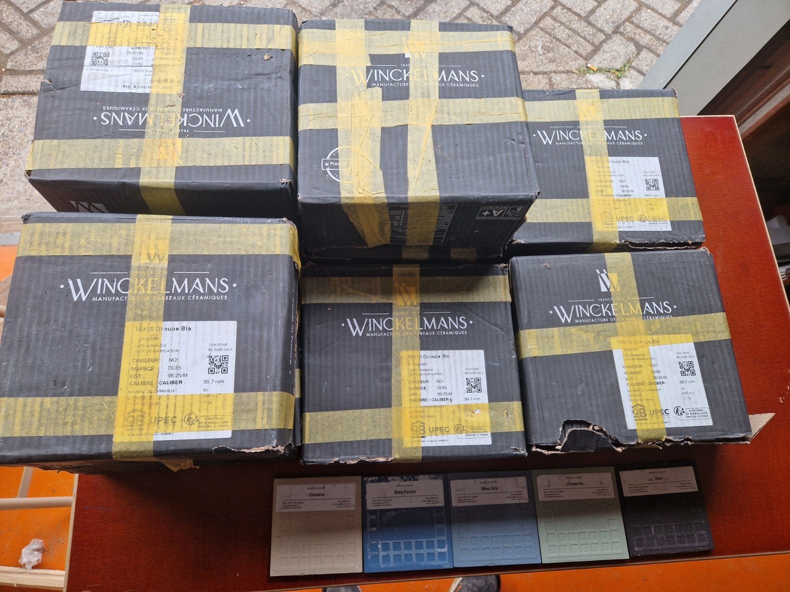 Wickelmans tegels 10x10 cm, noir kleur, nieuw in doos, Keramiek, Nieuw, Minder dan 20 cm, 10 m² of meer