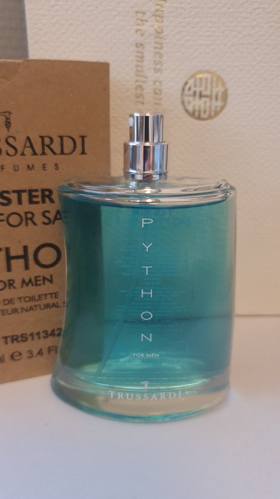 Trussardi   PYTHON for MEN    100 ml edt, Sieraden, Tassen en Uiterlijk, Uiterlijk | Parfum, Ophalen of Verzenden, Nieuw