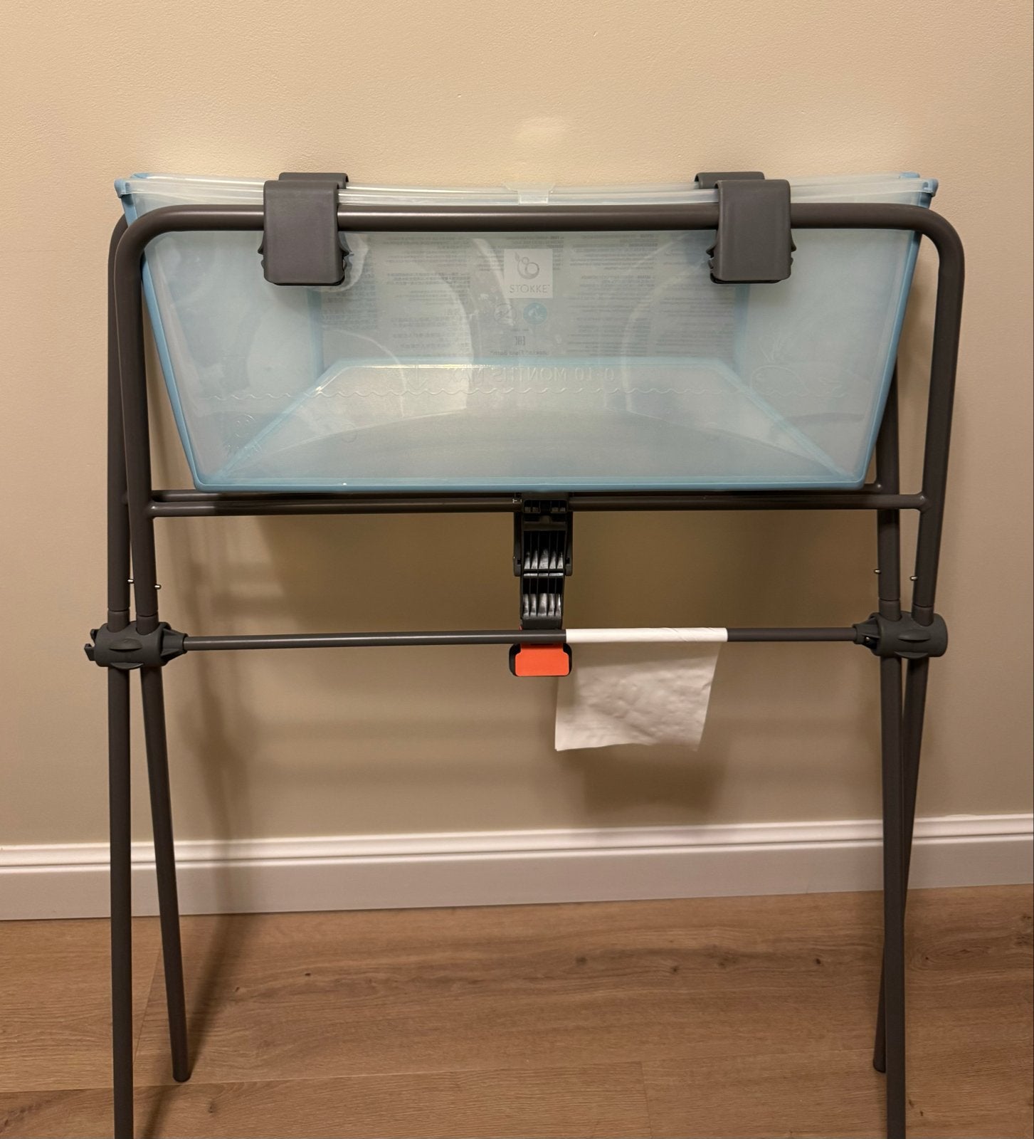Stokke Flexi Bath met standaard - ZGAN, Kinderen en Baby's, Zo goed als nieuw, Badje, Standaard, Ophalen