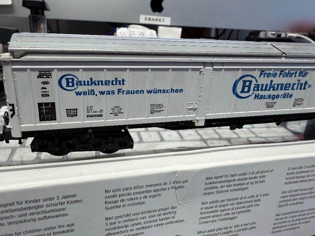 Bauknecht wagon in marklin doos in nette staat, Wisselstroom, Verzenden, Wagon, Zo goed als nieuw
