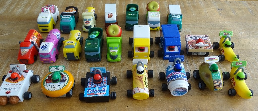 Leuke set van 28 supermarkt-racers en magneetauto's Vomar, Vomar, Ophalen of Verzenden