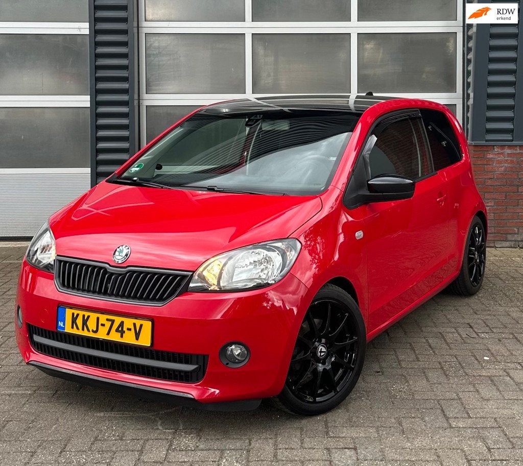 Skoda CITIGO 1.0 Sport 75pk airco cruisecon. 63000km, Auto's, Euro 5, Gebruikt, Bedrijf, Geïmporteerd