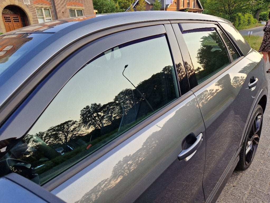 Audi zijwindschermen donker getinte raamspoilers oa A4 A3 Q3, Ophalen of Verzenden, Nieuw