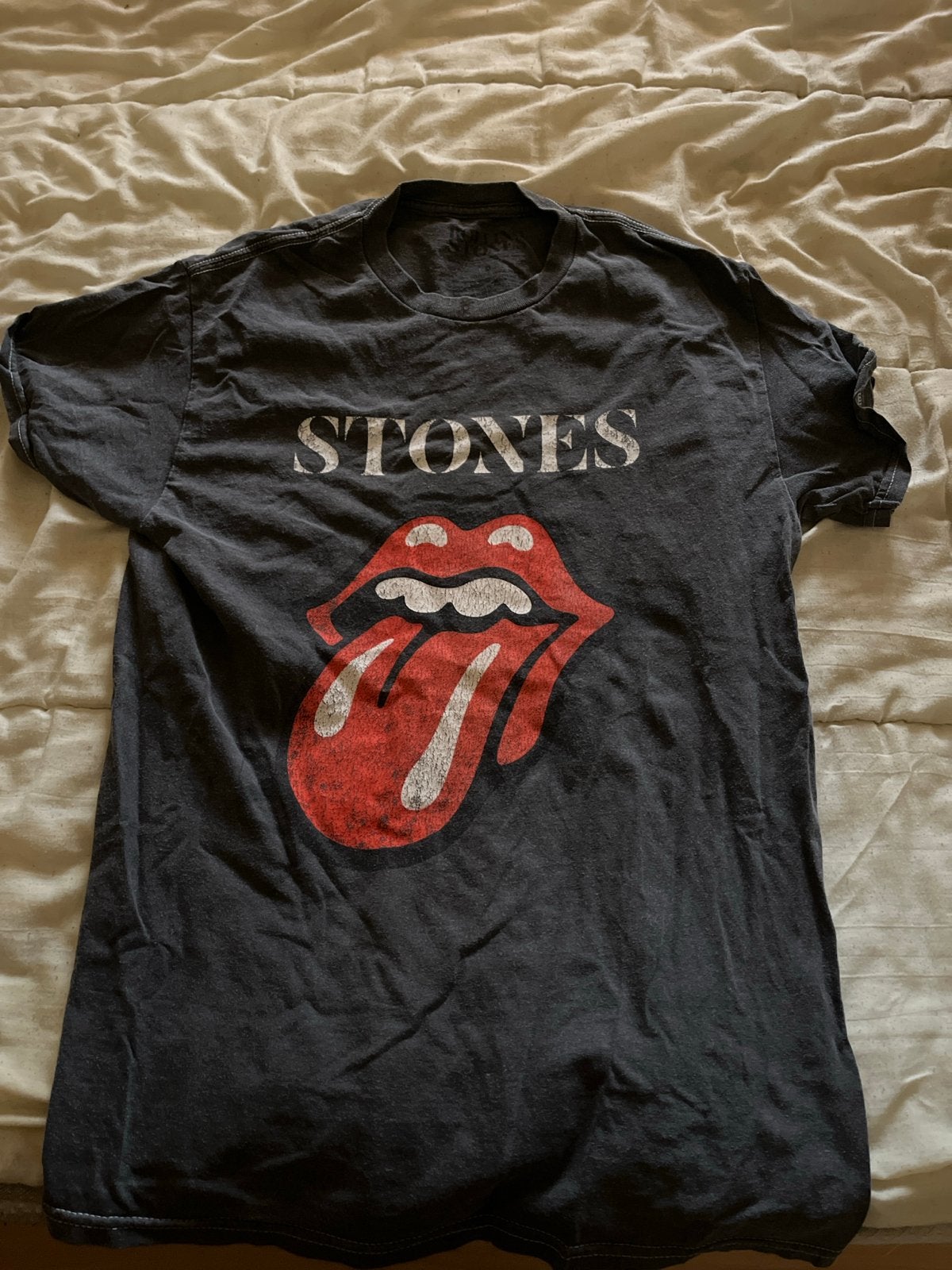 The Rolling Stones Tour T-shirt S, Maat 38/40 (M), Zwart, Ophalen of Verzenden, Korte mouw