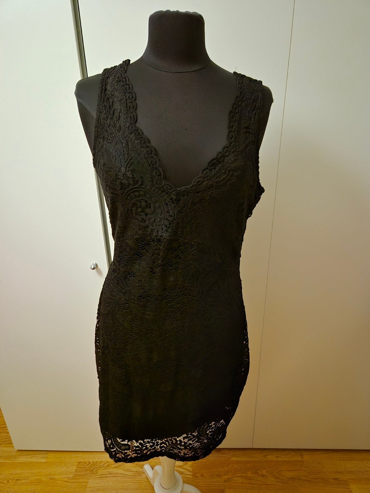 Vero Moda kanten jurk zwart – maat L – Lace Dress, Vero Moda, Zwart, Maat 42/44 (L), Ophalen of Verzenden