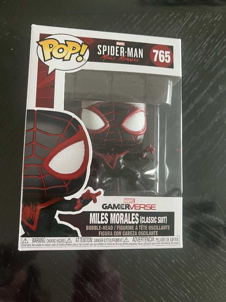 Funko pop Spider-man: Miles Morales(classic suit) nr. 765, Ophalen of Verzenden, Nieuw