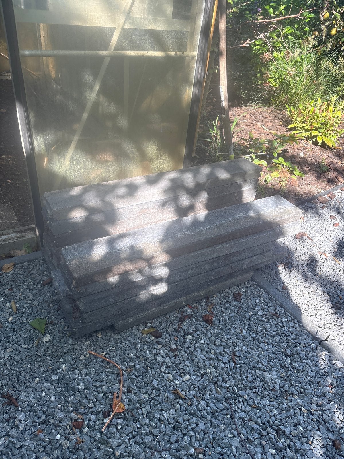Gebruikte betonranden van beton, Ophalen, Gebruikt, Minder dan 5 m², Beton