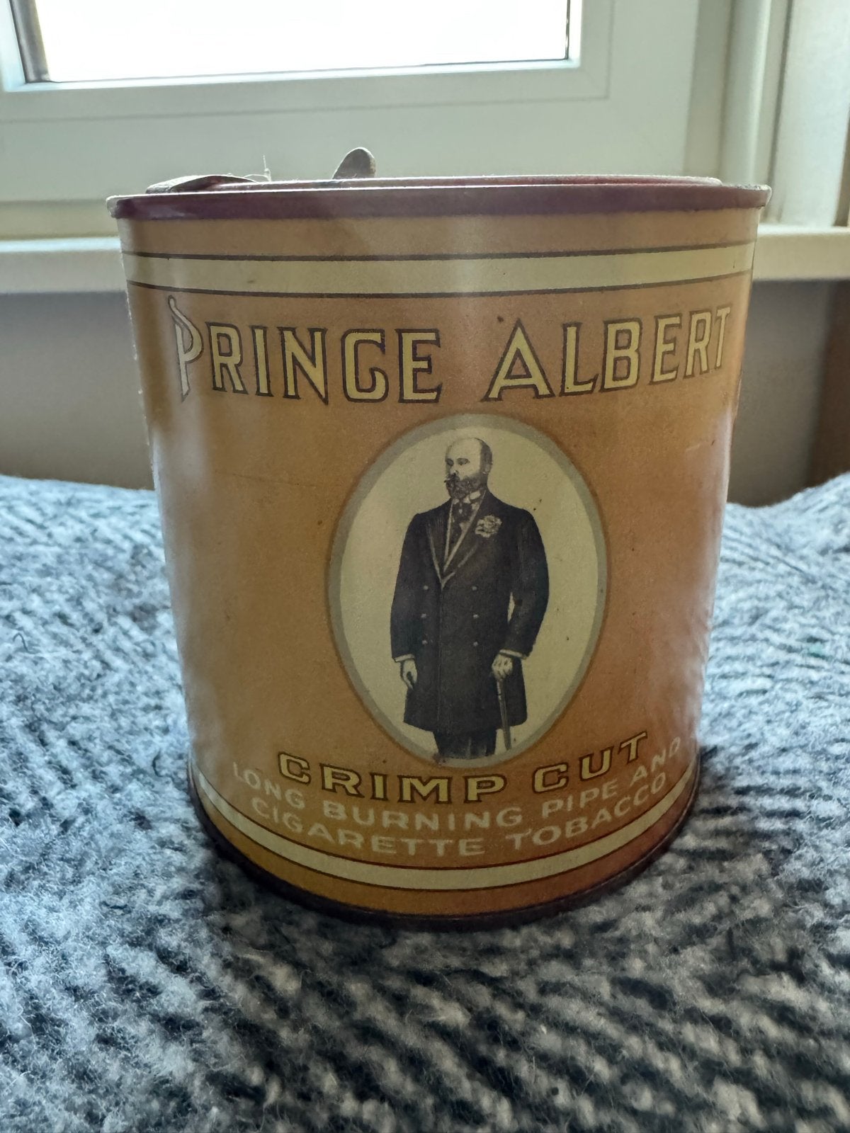 Vintage Prince Albert Tabakblik - Ca. 1907, Verzamelen, Blikken, Ophalen of Verzenden, Gebruikt, Overige, Overige merken