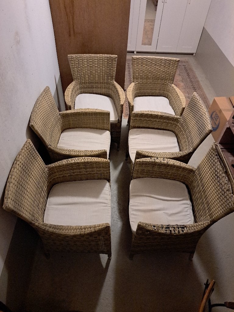 tuinstoelen, Ophalen, Gebruikt, Kunststof