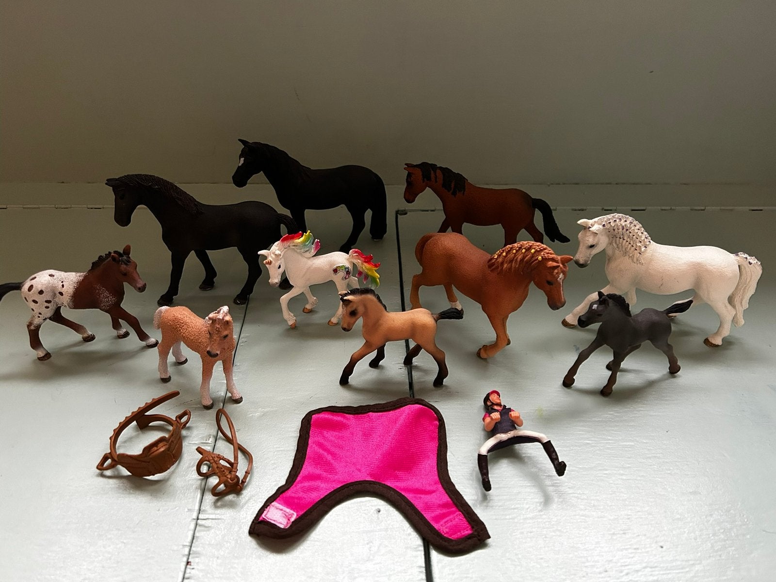 Schleich paardjes en toebehoren, Ophalen of Verzenden, Zo goed als nieuw