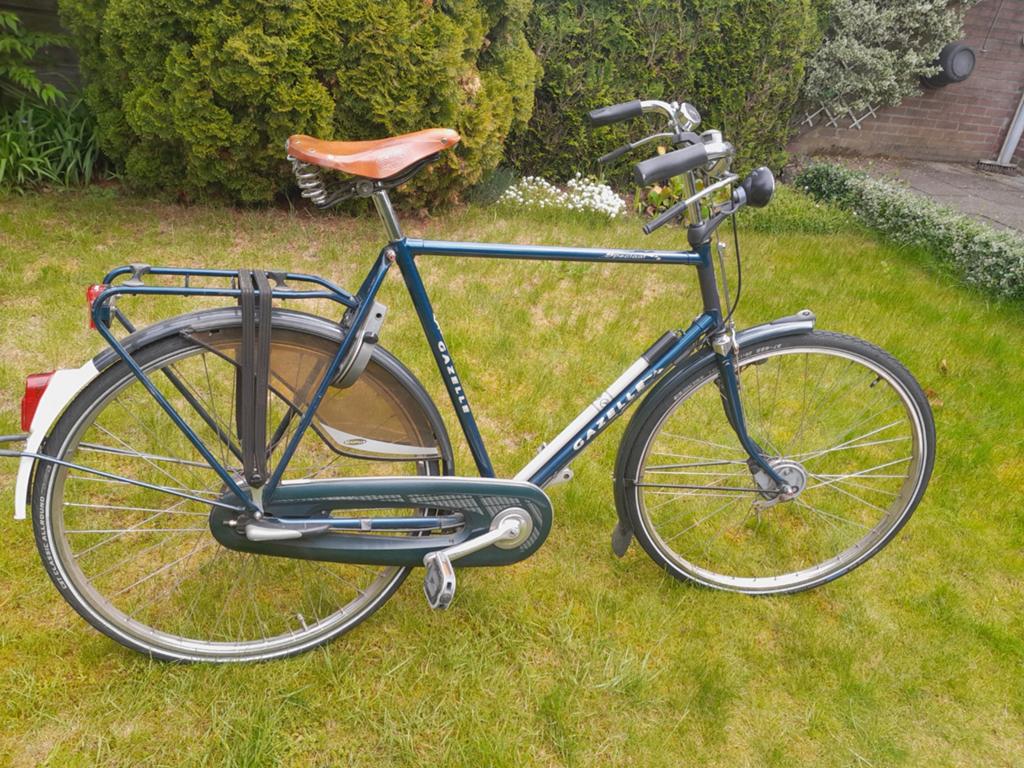 Klassieke herenfiets, Gazelle  Speciaal, met trommelremmen ., Fietsen en Brommers, Fietsen | Heren | Herenfietsen, Ophalen, Gebruikt