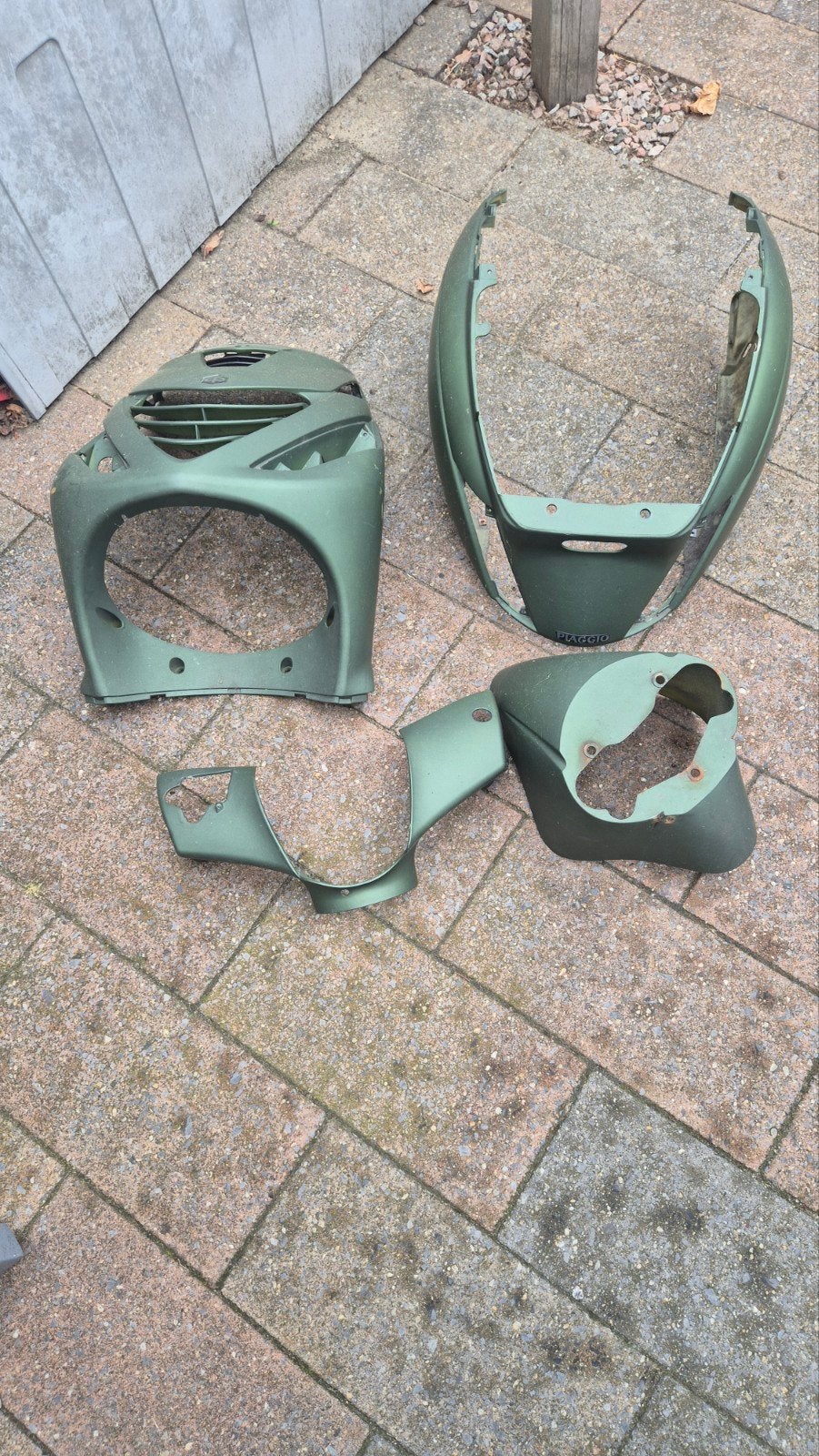 Piaggio Zip SP kappen set (groen), Ophalen of Verzenden, Gebruikt, Piaggio