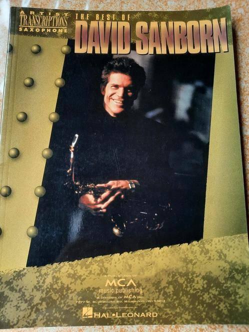 saxophone transcriptions-Best of David Sanborn ! netjes, Ophalen of Verzenden, Gebruikt, Artiest of Componist, Saxofoon
