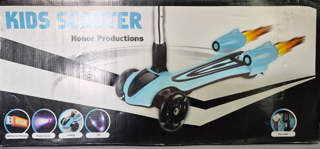 Nieuwe Kids Scooter met licht en waternevel, Fietsen en Brommers, Ophalen, Nieuw