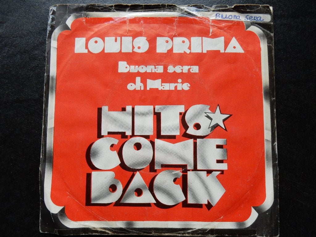 Louis Prima – Buona Sera / Oh Marie, Ophalen of Verzenden, Gebruikt, Nederlandstalig