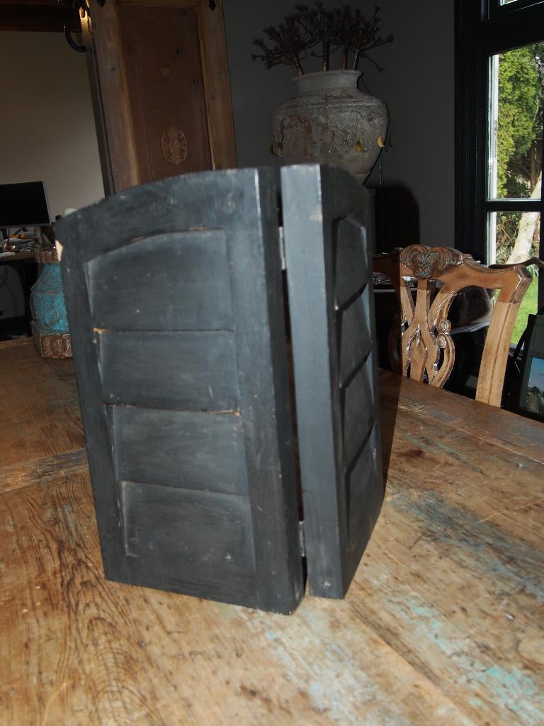 Kleine Houten dubbele  Luik, Huis en Inrichting, Woonaccessoires | Overige, Ophalen of Verzenden, Gebruikt, Hout