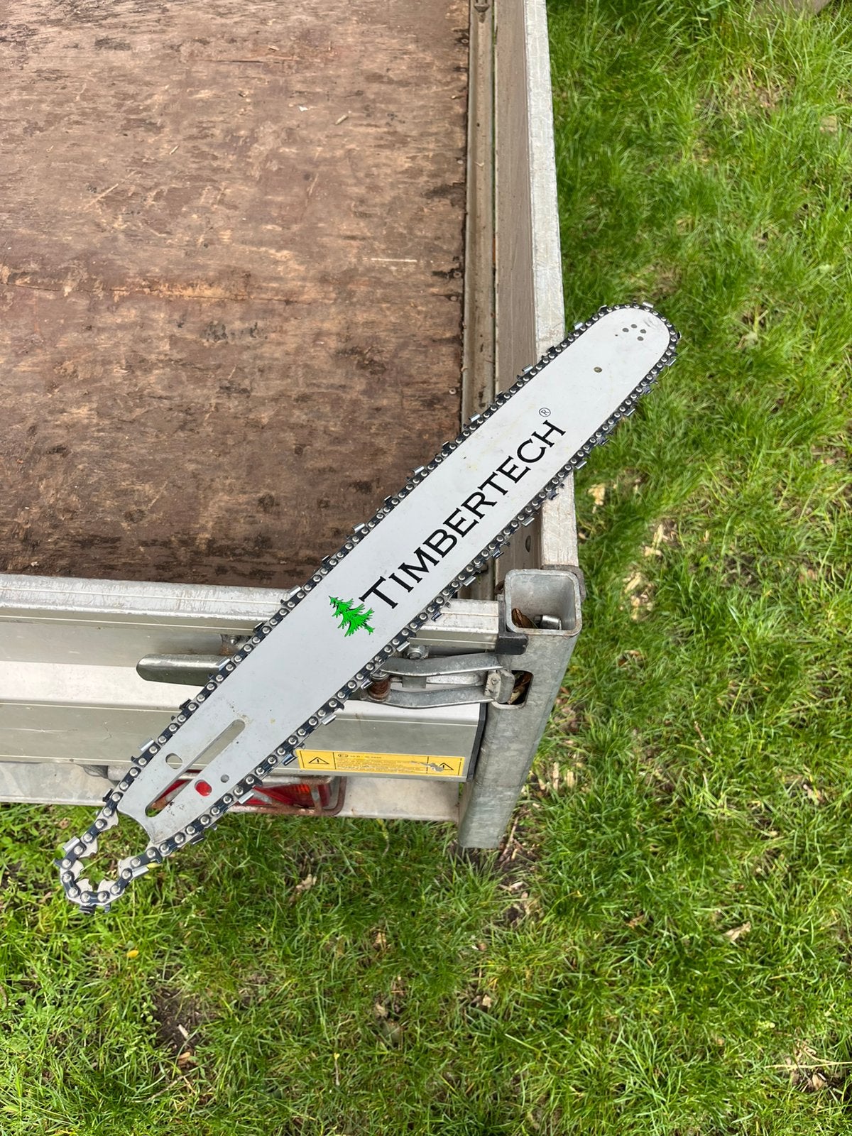 Zaablad met ketting nieuw, Doe-het-zelf en Verbouw, Gereedschap | Zaagmachines, Ophalen of Verzenden, 1200 watt of meer, Kettingzaag