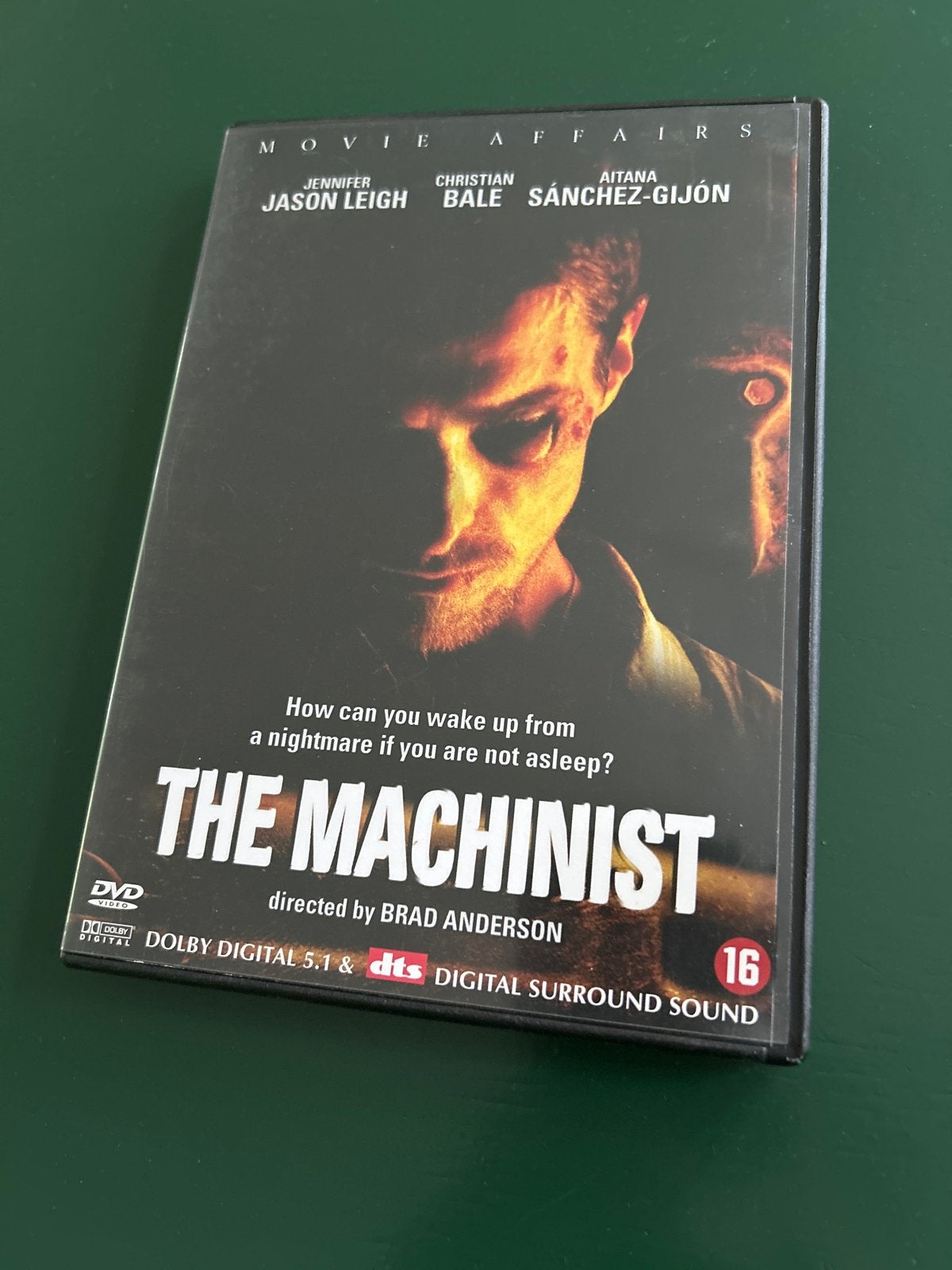 DVD The Machinist - Christian Bale Thriller, Vanaf 16 jaar, Ophalen of Verzenden, Gebruikt, Actiethriller