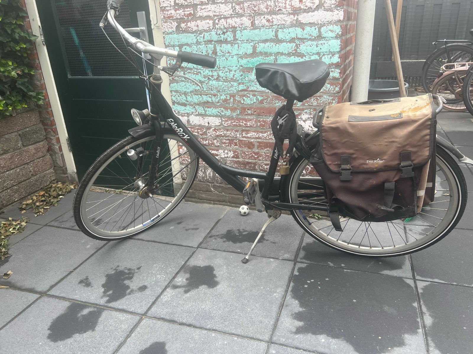 Gazelle damesfiets 26 inch met fietstassen, Ophalen, Gebruikt, Velgrem, Versnellingen