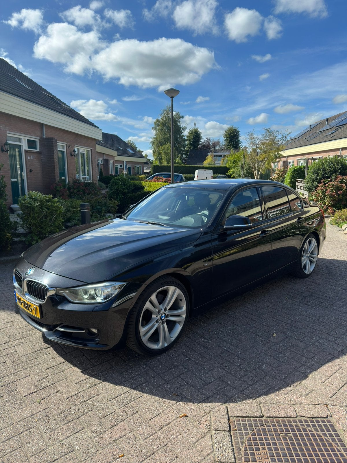 BMW 3-Serie 328i 245pk Aut 2012 Zwart Leer, Auto's, Automaat, 745 kg, Achterwielaandrijving, Zwart