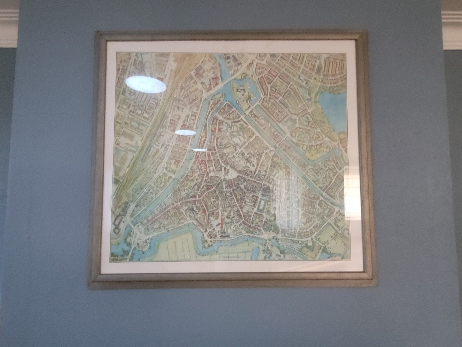 Genummerde Stads tekening 's-Hertogenbosch  Wim Pennekamp, Antiek en Kunst, Ophalen