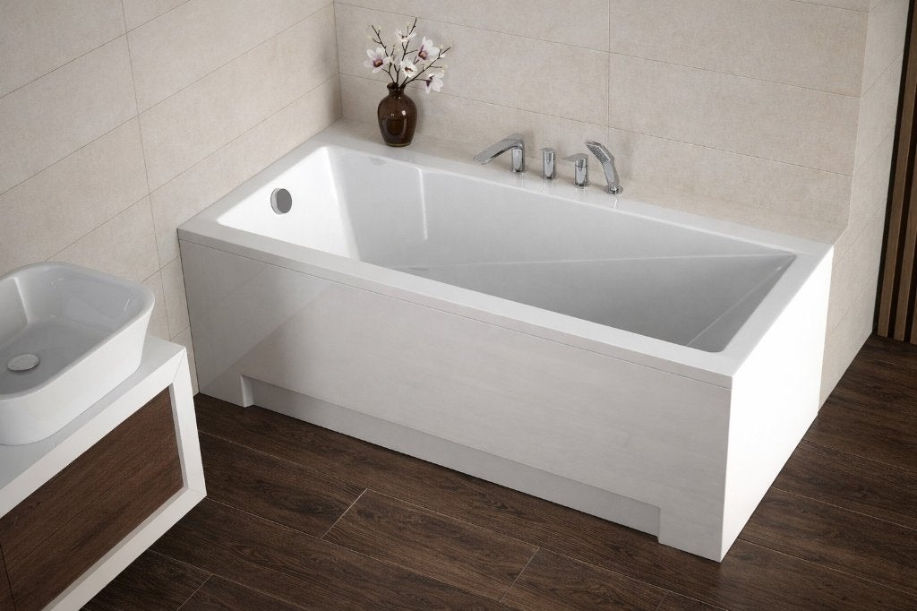 LIGBAD 140x70 cm incl poten, Ophalen, Nieuw, Wit
