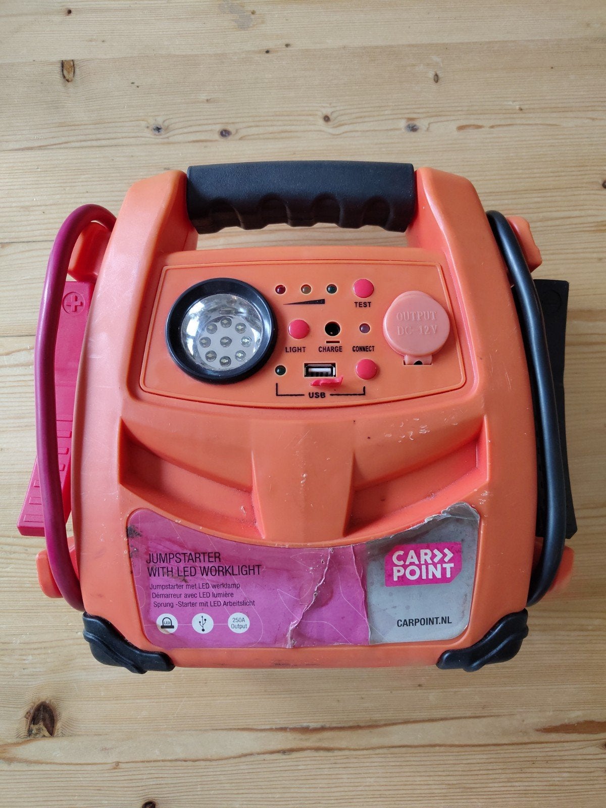 Carpoint Jumpstarter met LED-werklamp, Auto diversen, Ophalen, Gebruikt