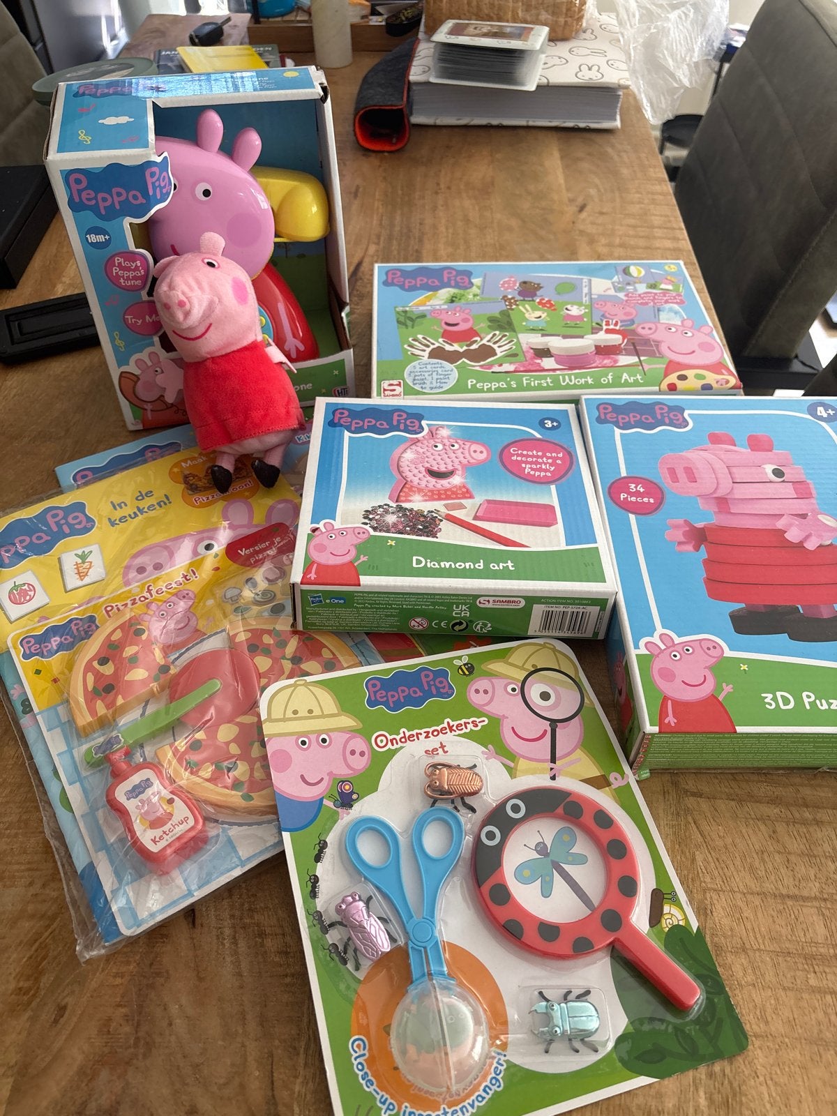 Grote Peppa Pig Speelgoed Bundel - Nieuwstaat, Ophalen of Verzenden, Zo goed als nieuw, Jongen of Meisje