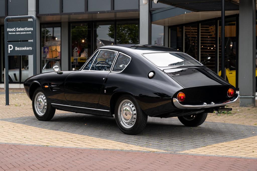 Fiat GHIA 1500 GT (bj 1965), Lederen bekleding, 4 stoelen, Zwart, Handgeschakeld