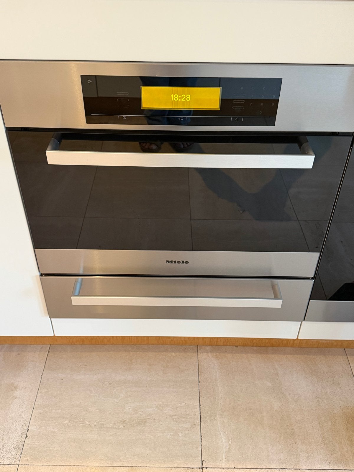 Miele Stoomoven - Zo goed als nieuw, Ophalen, 45 tot 50 cm, Inbouw, Miele