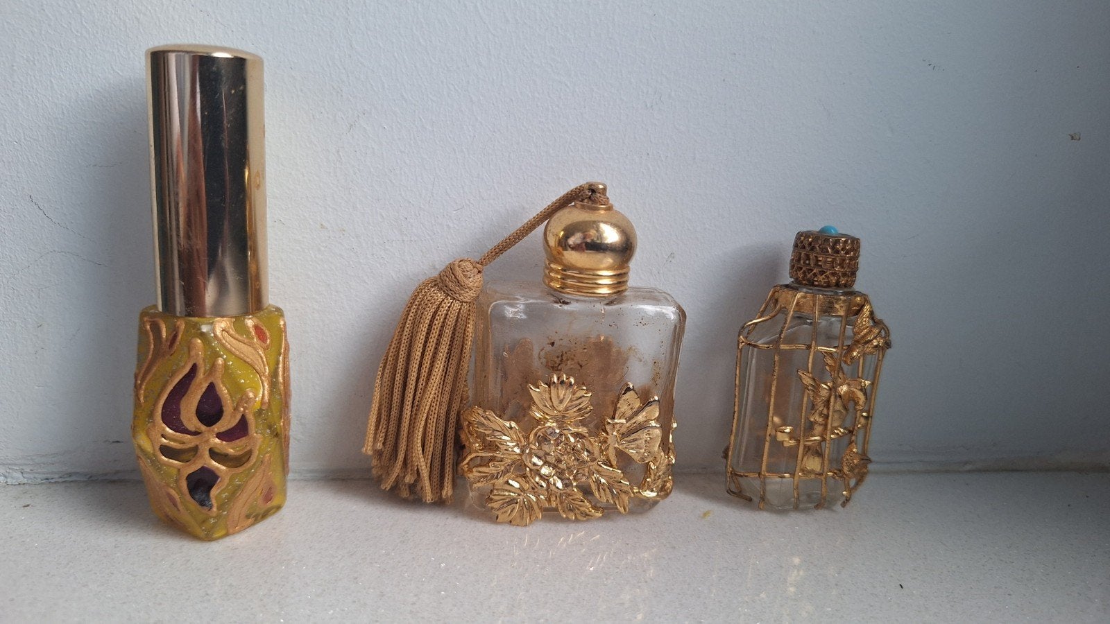 Vintage parfumflesjes / Parfumverstuiver, Ophalen of Verzenden, Parfumfles