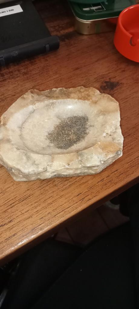 Natuurstenen Asbak - Uniek en Robuust Design, Ophalen of Verzenden, Zo goed als nieuw
