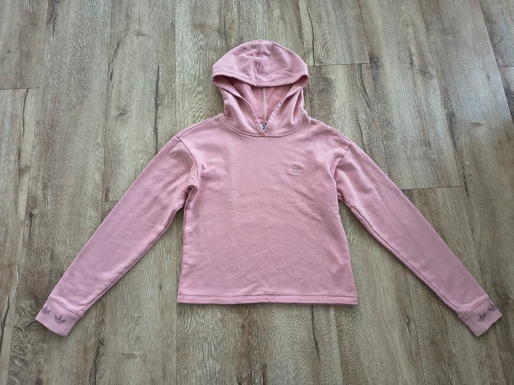Prachtige roze hoodie, trui met capuchon van Adidas, maat XS, Adidas, Onb, Ophalen of Verzenden, Maat 34 (XS) of kleiner