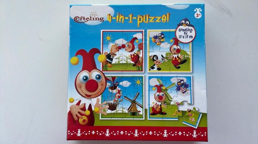 Efteling JOKI 4-IN-1-PUZZEL, Verzamelen, Efteling, Ophalen of Verzenden, Nieuw, Gebruiksvoorwerp