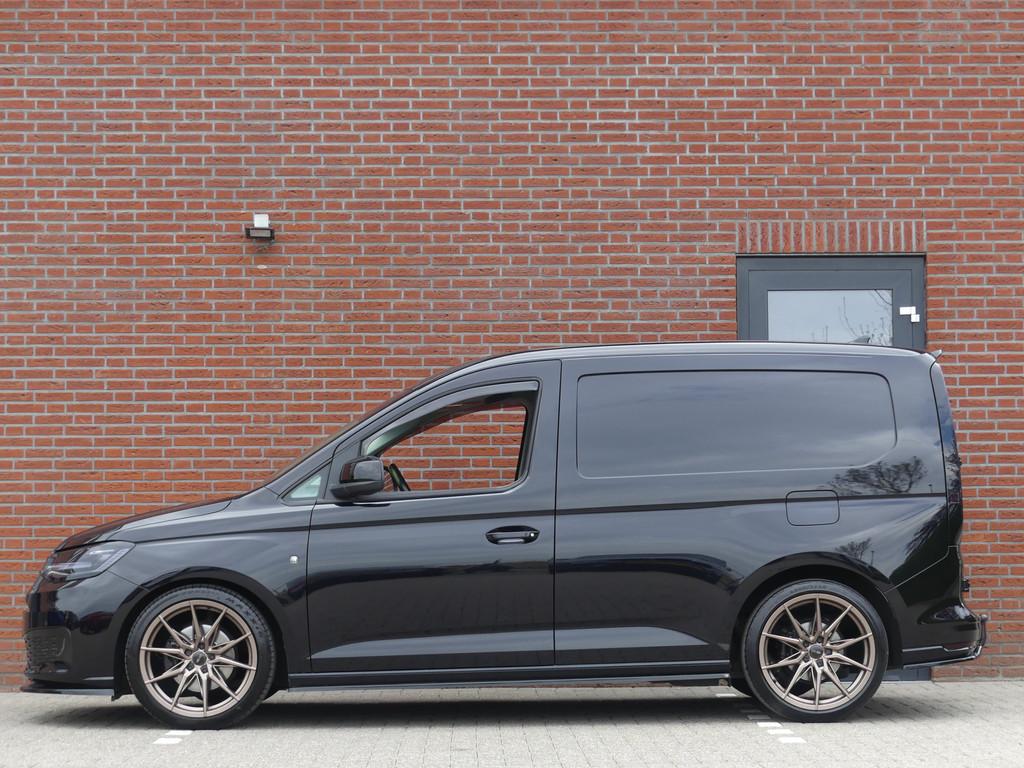 Volkswagen Caddy Cargo 2.0 TDI 75 Edition Leer/LED/Trekhaak/, Auto's, Bestelauto's, Gebruikt, Euro 6, 4 cilinders, Volkswagen