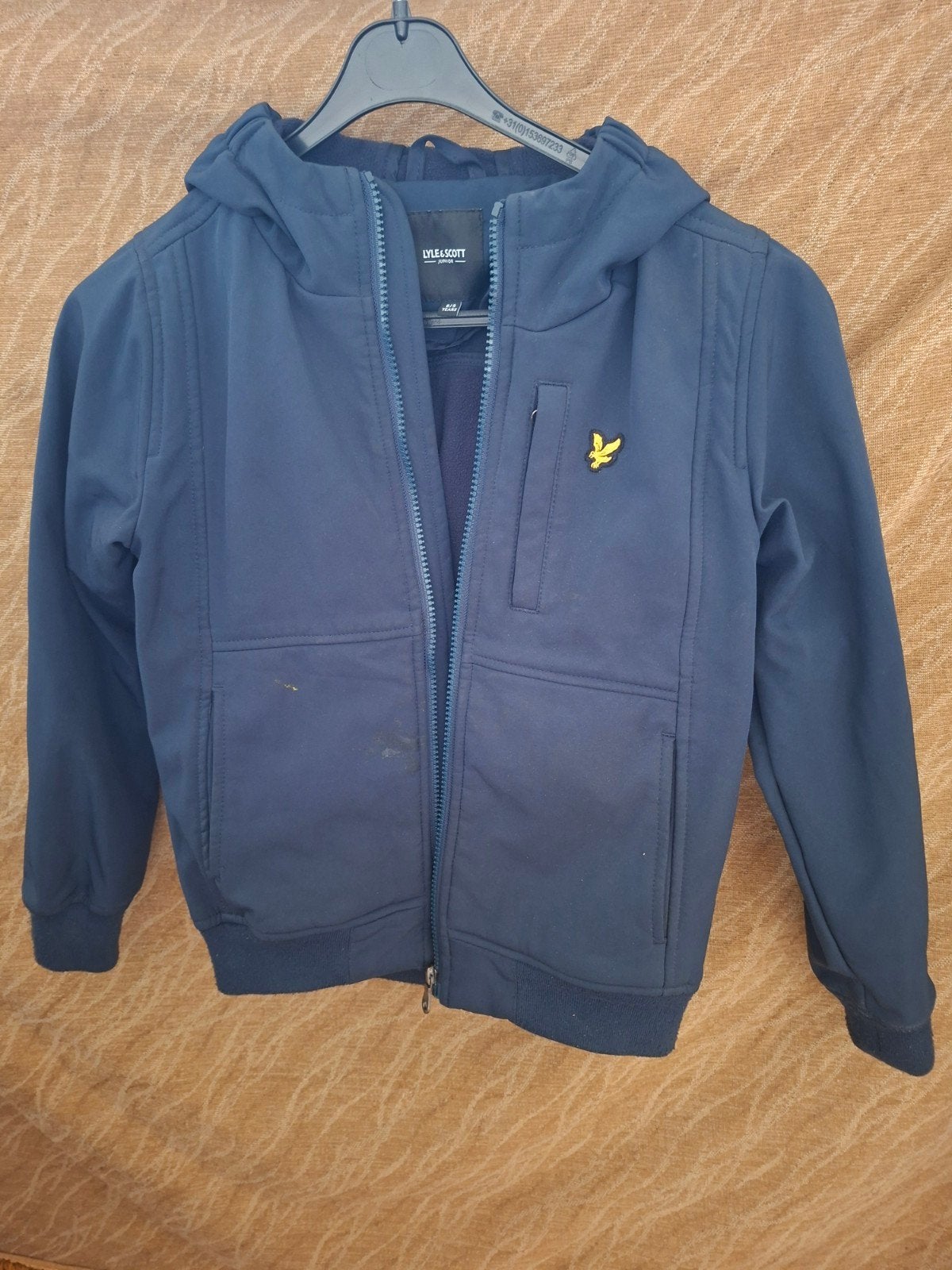 Lyle & Scott Junior Softshell Jas - Maat 8/9 Jaar, Ophalen of Verzenden, Gebruikt, Lyle & Scott, Jongen