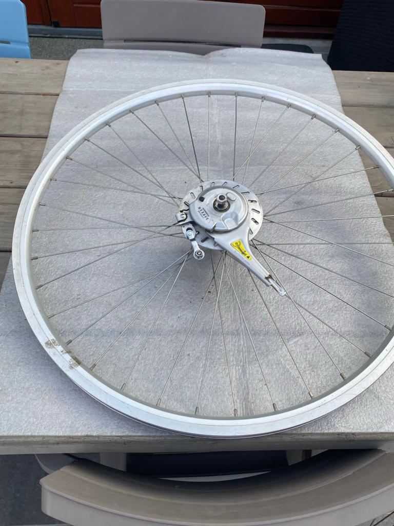 Voorwiel Batavus Padova Easy E-bike Shimano Nexave, Fietsen en Brommers, Fietsonderdelen, Ophalen of Verzenden, Gebruikt, Elektrische fiets