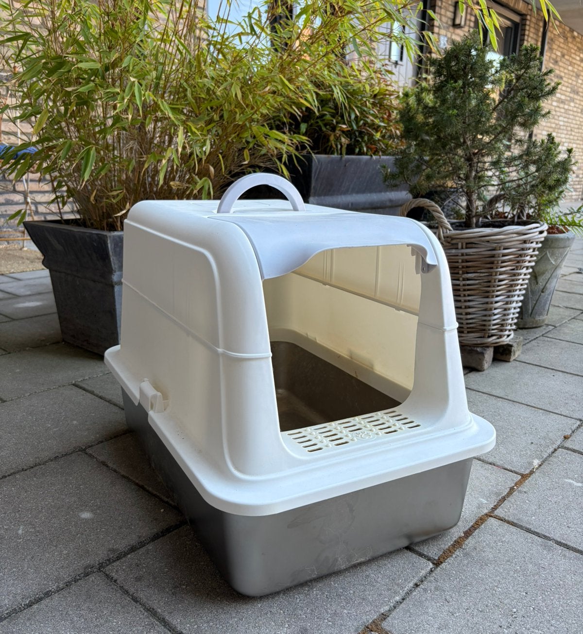 RVS kattenbak, Ophalen, Zo goed als nieuw, Open