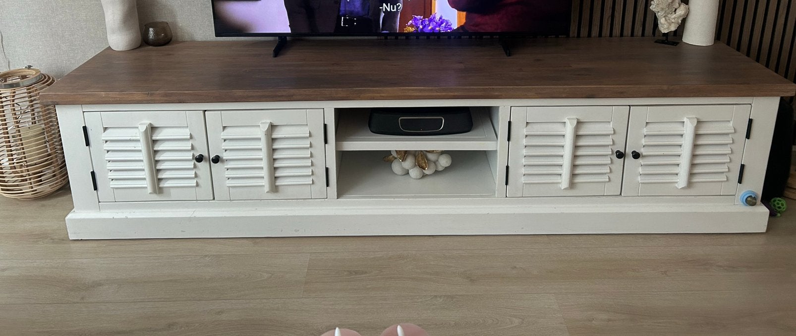 Ans woonshop tv meubel, Ophalen of Verzenden, Zo goed als nieuw, 200 cm of meer, Minder dan 100 cm