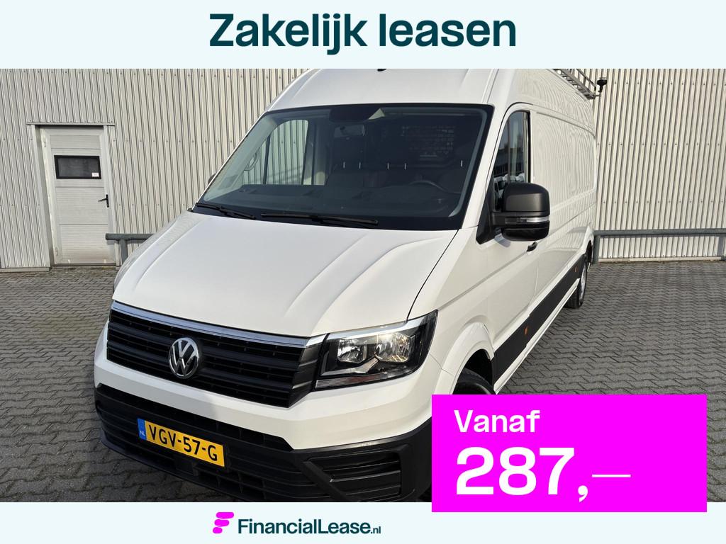 Volkswagen Crafter 2.0 TDI L4H3*A/C*CRUISE*CAM*CARPLAY*3PERS, Stof, Gebruikt, 4 cilinders, Volkswagen