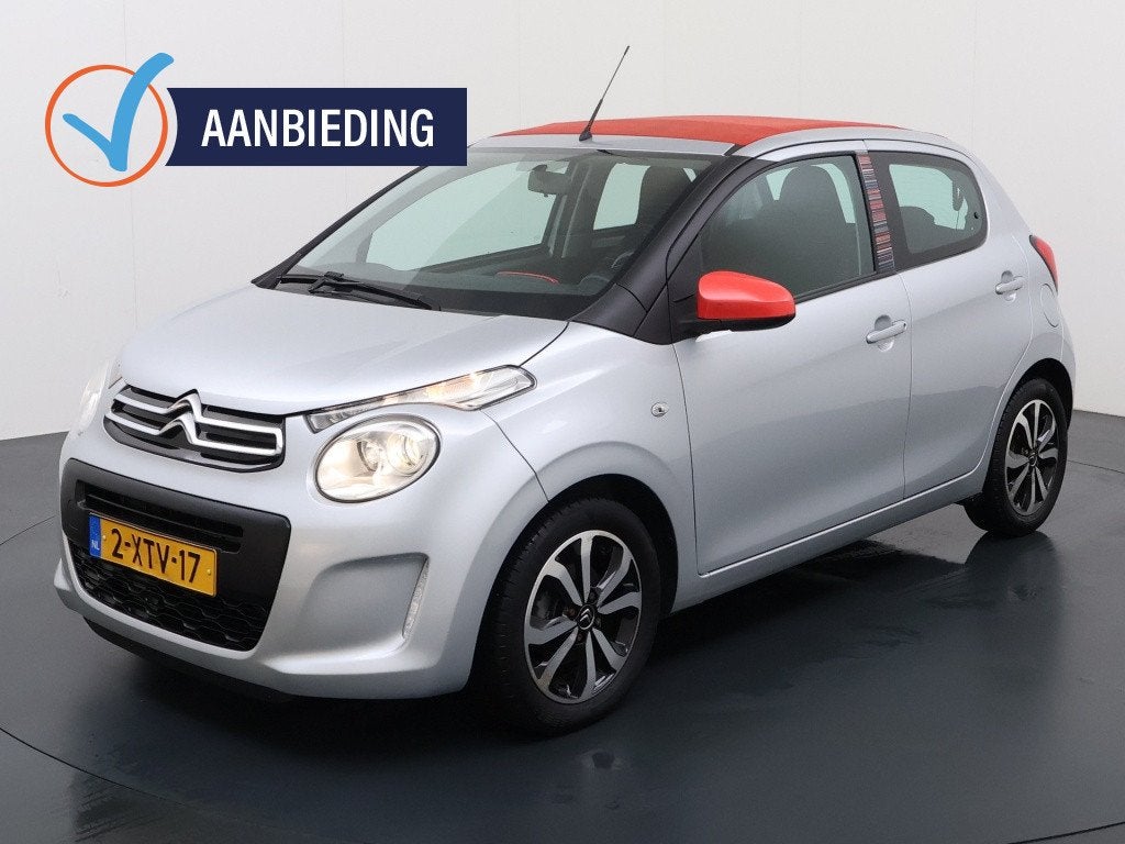 Citroën C1 1.2 PureT AirS Shine | Cabriotop | Cruisecontrol, Auto's, Euro 5, Gebruikt, 1199 cc, 840 kg