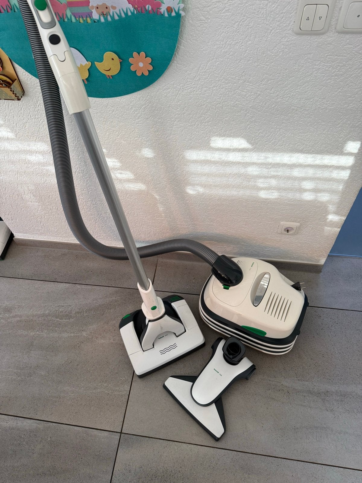 Kobold VT300 Stofzuiger met SP600 Dweilfunctie en HD60, Overige merken, Gebruikt, Dweilfunctie, Minder dan 1200 watt
